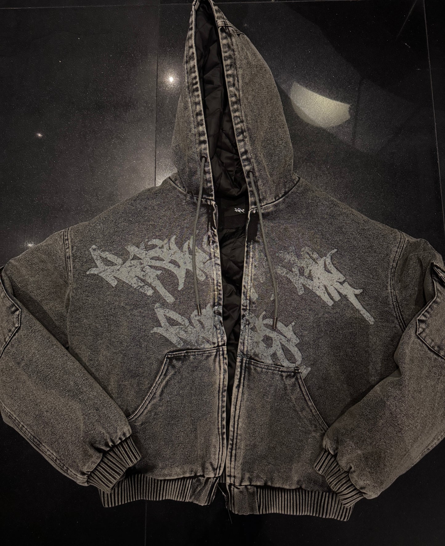 HOODED CANVAS JACKET